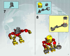 LEGO 8594 instructions page 5 – build guide