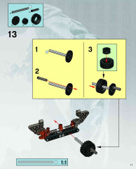 LEGO 8595 instructions page 11 – build guide