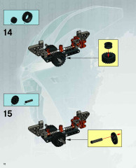 LEGO 8595 instructions page 12 – build guide