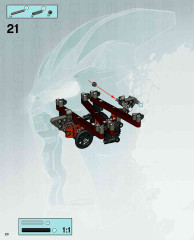 LEGO 8595 instructions page 20 – build guide