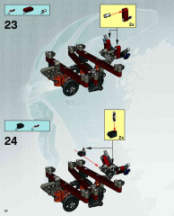LEGO 8595 instructions page 22 – build guide