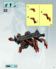 LEGO 8595 instructions page 29 – build guide