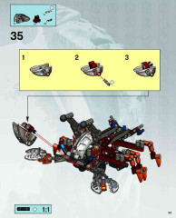 LEGO 8595 instructions page 33 – build guide