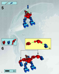 LEGO 8595 instructions page 4 – build guide