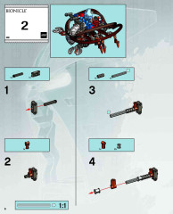 LEGO 8595 instructions page 6 – build guide