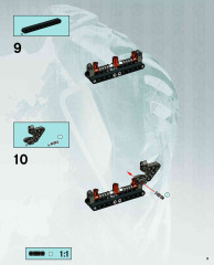 LEGO 8595 instructions page 9 – build guide