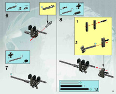 LEGO 8596 instructions page 13 – build guide