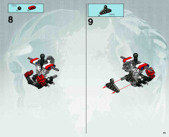 LEGO 8596 instructions page 45 – build guide