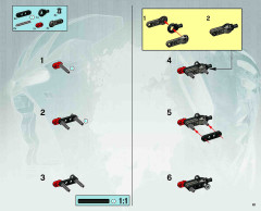 LEGO 8596 instructions page 61 – build guide
