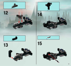 LEGO 8621 instructions page 11 – build guide