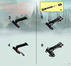 LEGO 8621 instructions page 13 – build guide