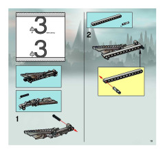LEGO 8621 instructions page 19 – build guide