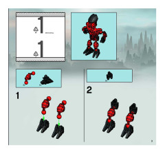 LEGO 8621 instructions page 3 – build guide