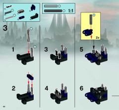 LEGO 8621 instructions page 44 – build guide
