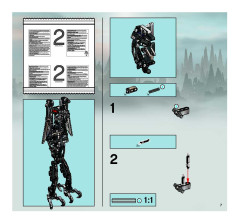 LEGO 8621 instructions page 7 – build guide