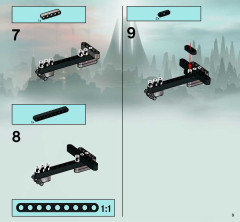 LEGO 8621 instructions page 9 – build guide