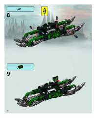 LEGO 8622 instructions page 10 – build guide