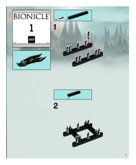 LEGO 8622 instructions page 3 – build guide