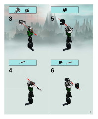 LEGO 8622 instructions page 43 – build guide