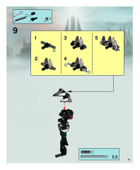 LEGO 8622 instructions page 45 – build guide