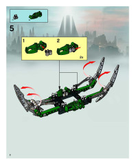 LEGO 8622 instructions page 8 – build guide