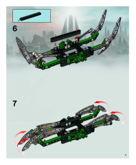 LEGO 8622 instructions page 9 – build guide