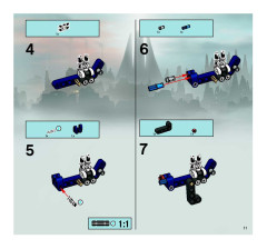 LEGO 8623 instructions page 11 – build guide