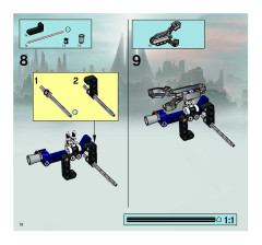 LEGO 8623 instructions page 12 – build guide