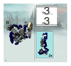 LEGO 8623 instructions page 18 – build guide