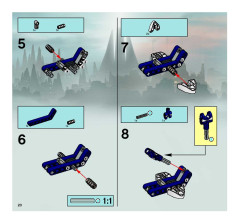 LEGO 8623 instructions page 20 – build guide
