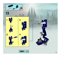 LEGO 8623 instructions page 23 – build guide