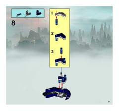 LEGO 8623 instructions page 27 – build guide