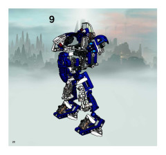 LEGO 8623 instructions page 28 – build guide