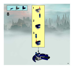 LEGO 8623 instructions page 33 – build guide