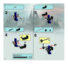 LEGO 8623 instructions page 4 – build guide