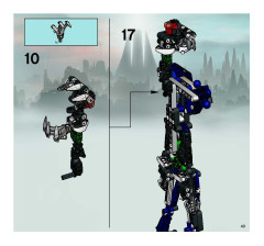 LEGO 8623 instructions page 43 – build guide