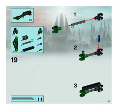 LEGO 8623 instructions page 45 – build guide