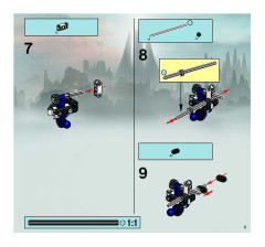 LEGO 8623 instructions page 5 – build guide
