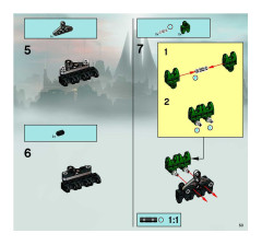 LEGO 8623 instructions page 53 – build guide