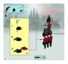 LEGO 8623 instructions page 54 – build guide