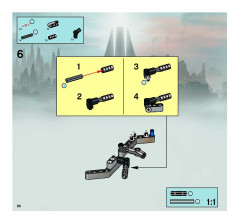 LEGO 8623 instructions page 66 – build guide