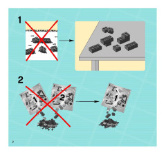 LEGO 8630 instructions page 2 – build guide