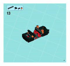 LEGO 8630 instructions page 43 – build guide