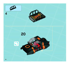 LEGO 8630 instructions page 52 – build guide