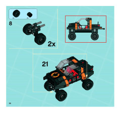 LEGO 8630 instructions page 56 – build guide