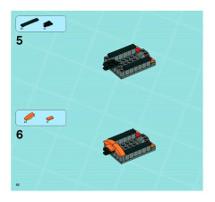 LEGO 8630 instructions page 62 – build guide
