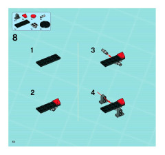 LEGO 8630 instructions page 64 – build guide