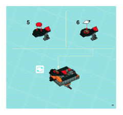 LEGO 8630 instructions page 65 – build guide