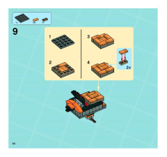 LEGO 8630 instructions page 66 – build guide