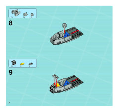 LEGO 8630 instructions page 8 – build guide